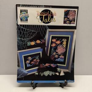 True Colors Tropical Fish Tales Cross Stitch Pattern Leaflet Karen Bowdish